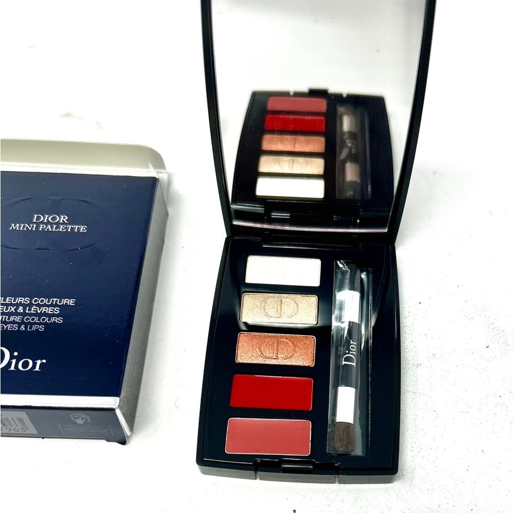 Dior Mini Palette — Champagne, Rose Gold & Red Shades - Picture 5 of 5